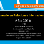 Anuario 2016 en Relaciones Internacionales