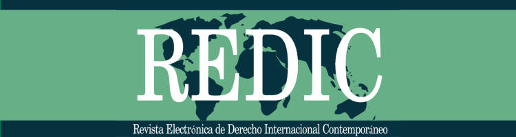 Convocatoria de artículos – Revista Electrónica de Derecho Internacional Contemporáneo / REDIC
