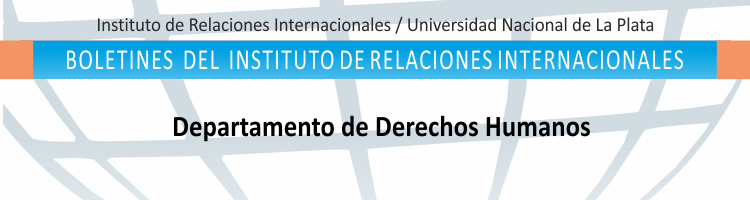 En este momento estás viendo Boletin nº 20 – Derechos Humanos